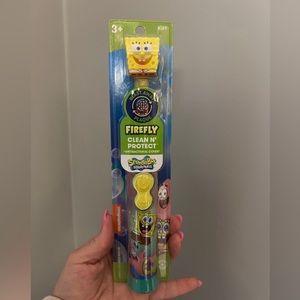 Firefly Clean N' Protect Spongebob Power Toothbrush, 1 Count(Pack of 1)
